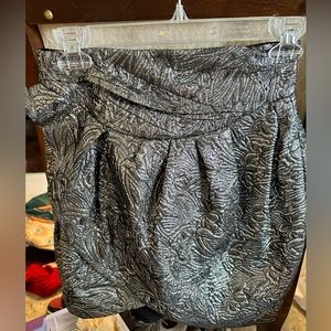 Metallic skirt